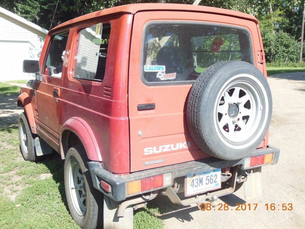 1986 Suzuki Samurai tin top