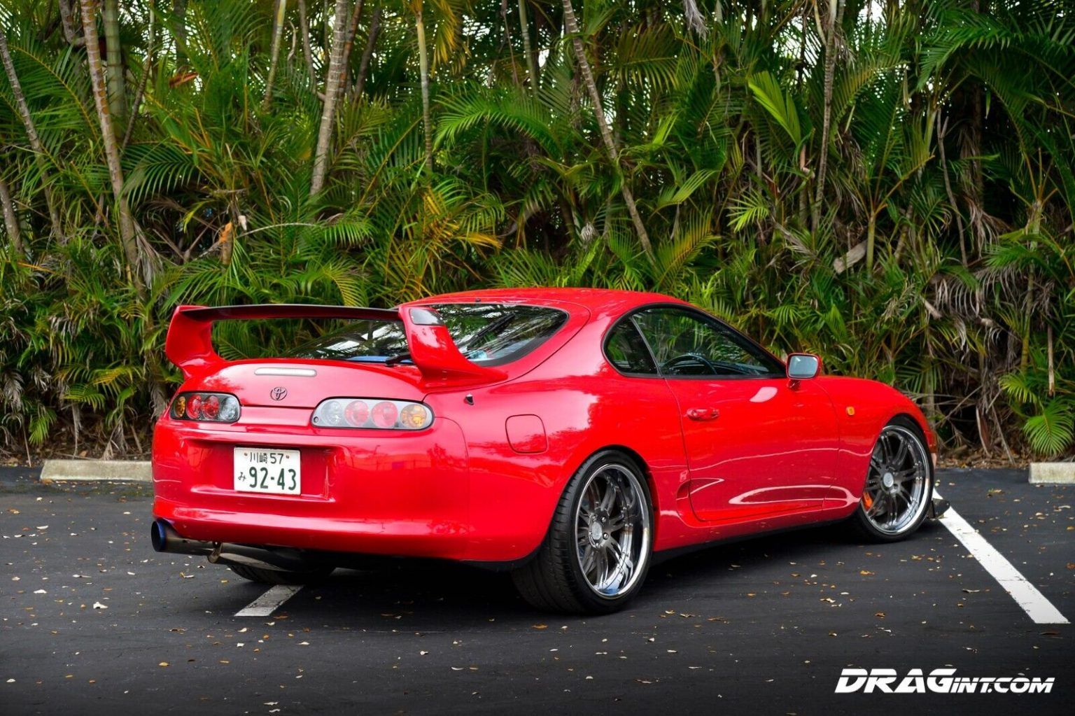 1994 Toyota Supra Turbo 6 Speed RHD Original Red Hardtop Dragint 1500hp ...