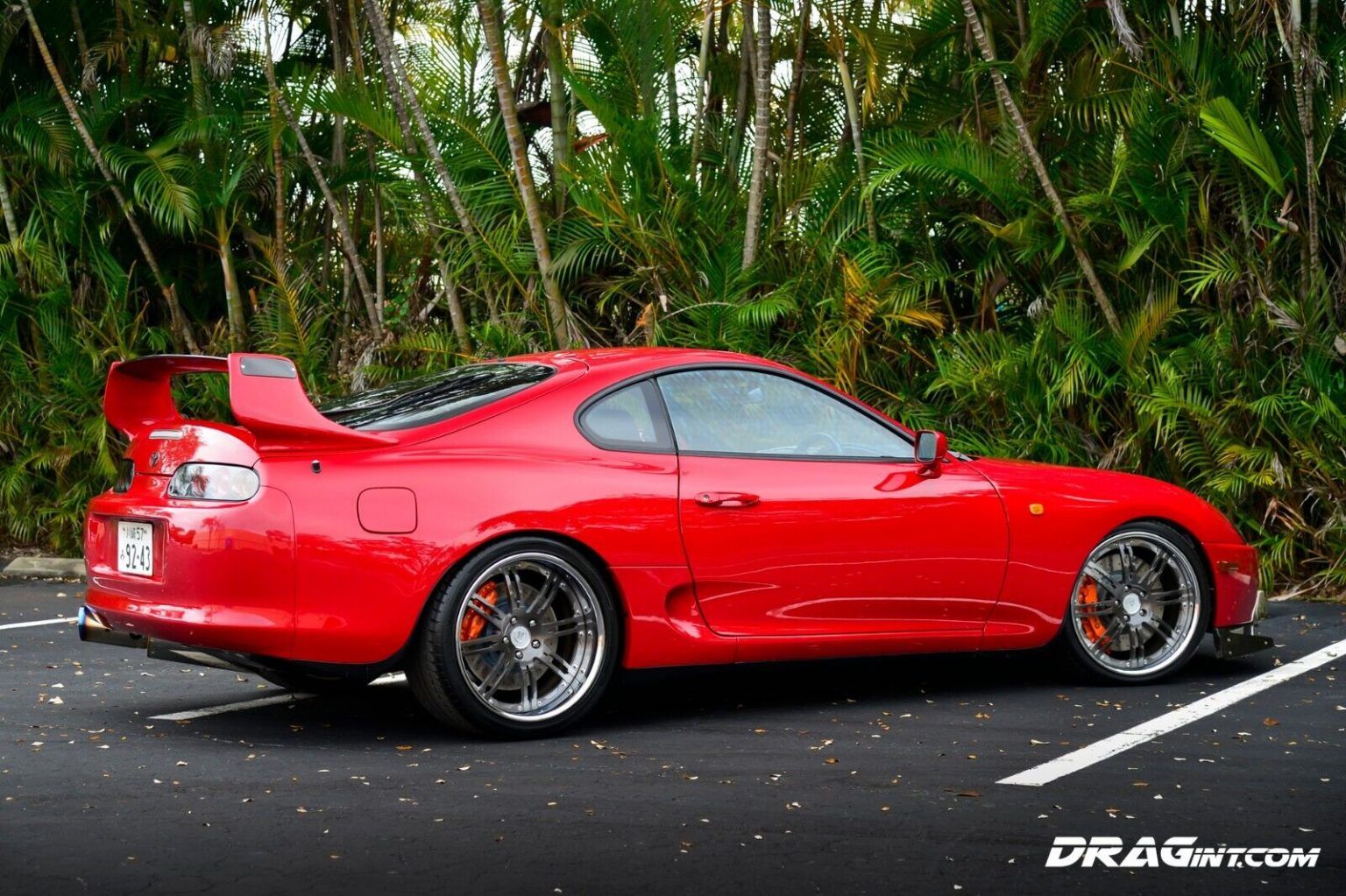 1994 Toyota Supra Turbo 6 Speed RHD Original Red Hardtop Dragint 1500hp ...