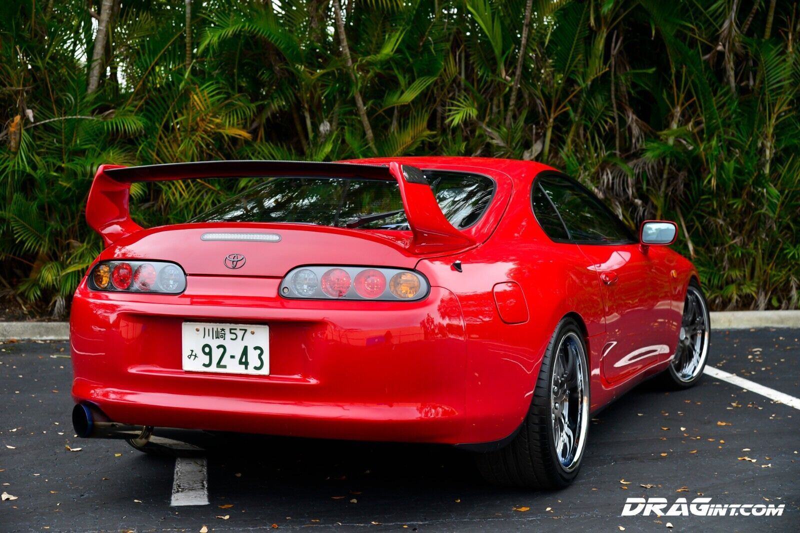 1994 Toyota Supra Turbo 6 Speed RHD Original Red Hardtop Dragint 1500hp ...