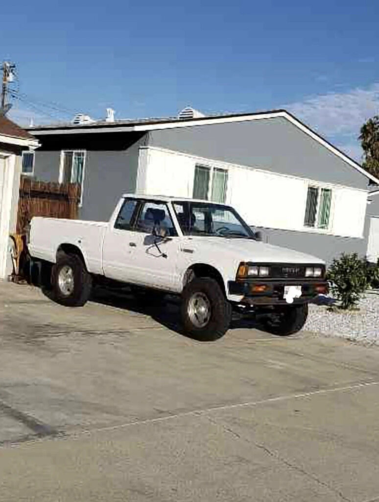 1982 Datsun 720 Pickup White