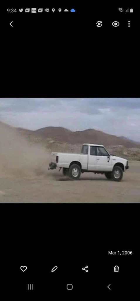 1982 Datsun 720 Pickup White